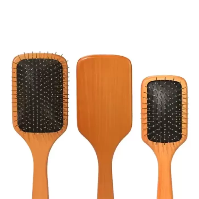 Çelik İğne Uçlu Bambu Tarak 21 cm 12li Paket