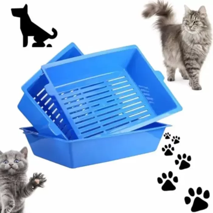 Elekli 3 Katlı Kedi Tuvaleti