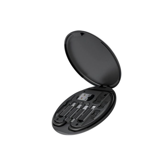 KYL06 SN06 3in1 Kablo ve Kart Düzenleyici - Siyah