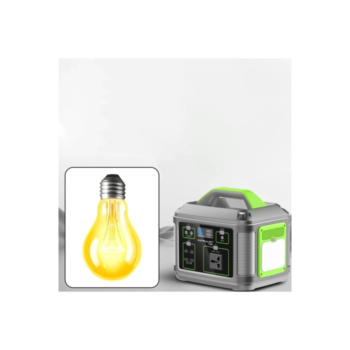 KYL06 CN05 Powerbank 600W 128.000 mAh Kamp Şarj 60W PD - Siyah