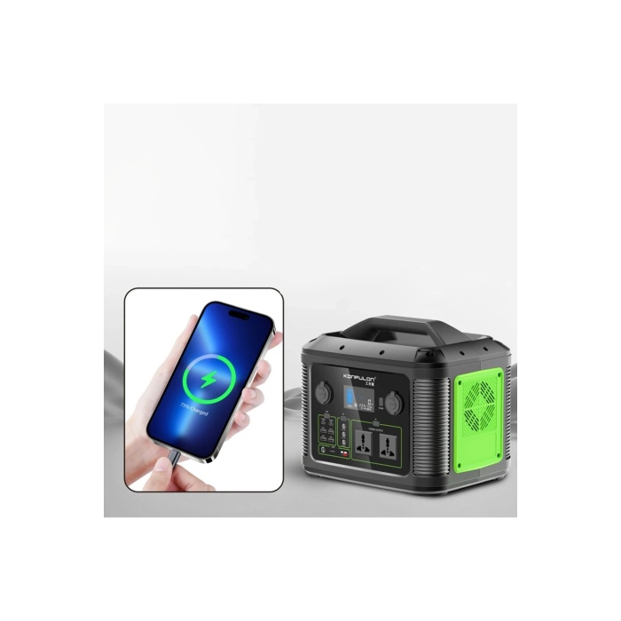 KYL06 CN06 Powerbank 1200W 315.000 mAh Kamp Şarj 60W PD - Siyah