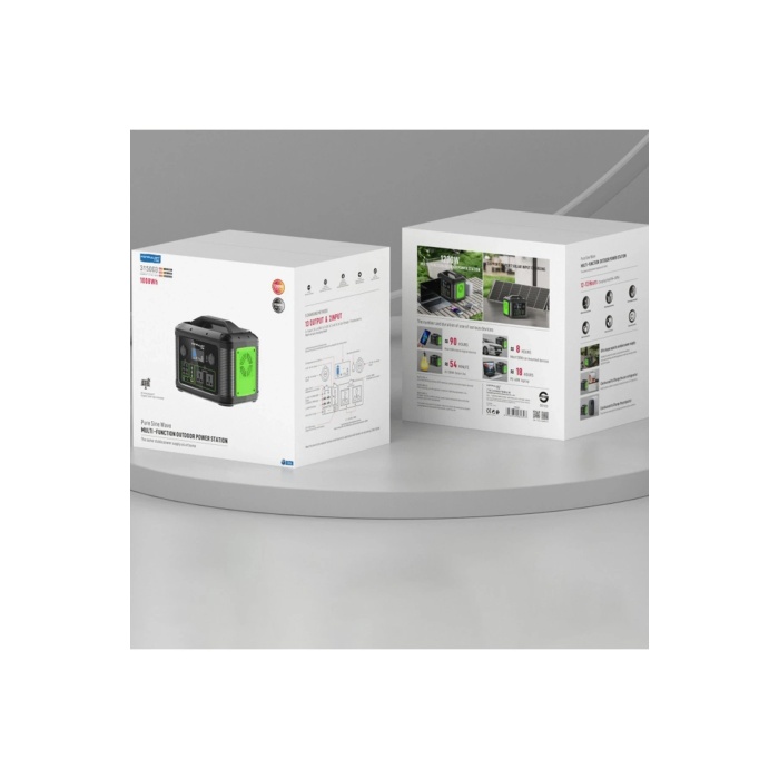 KYL06 CN06 Powerbank 1200W 315.000 mAh Kamp Şarj 60W PD - Siyah