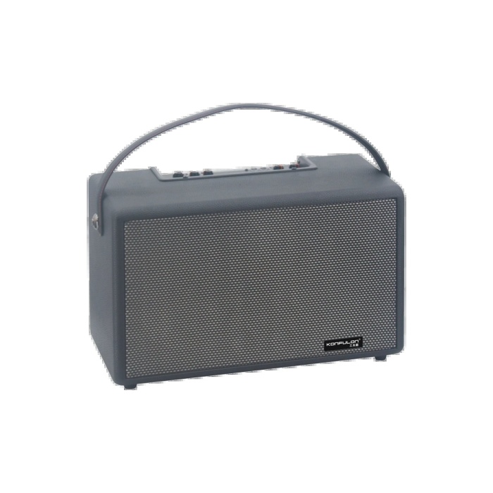 KYL06 F32 2x50W Sürücülü 2 Adet Mikrofonlu BT 5.2 Kablosuz Hoparlör - Siyah