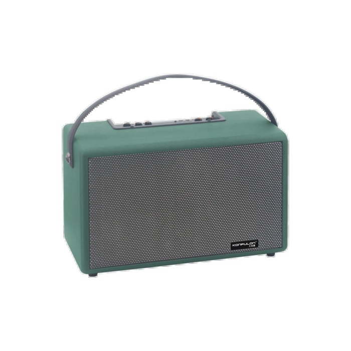 KYL06 F32 2x50W Sürücülü 2 Adet Mikrofonlu BT 5.2 Kablosuz Hoparlör - Yeşil