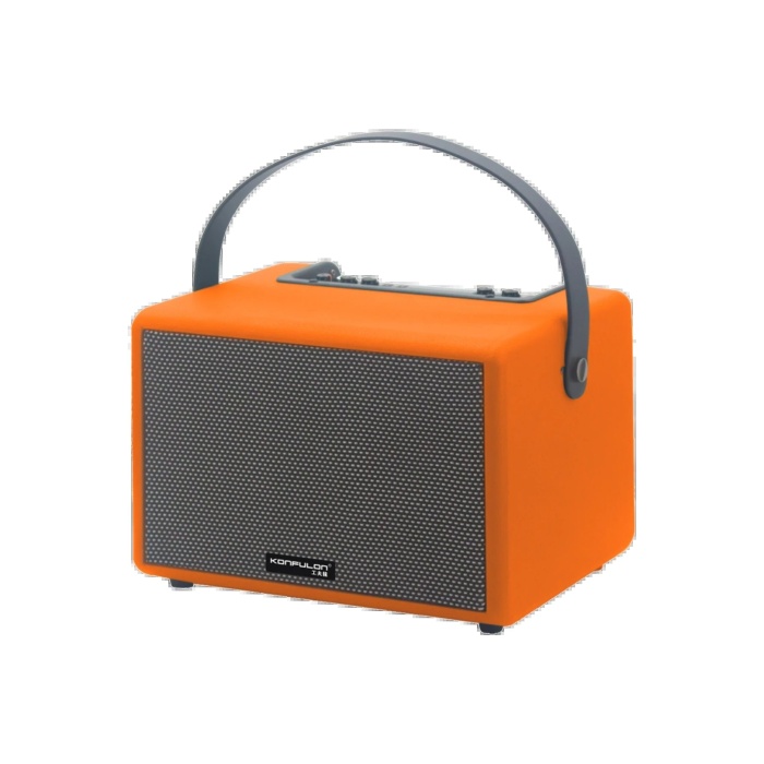 KYL06 F31 50W Sürücülü 2 Adet Mikrofonlu BT 5.2 Kablosuz Hoparlör - Turuncu