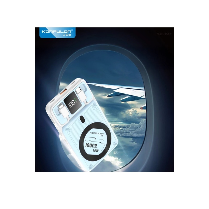 KYL06 M25W 10.000 mAh 20W PD Magsafe Powerbank - Mavi
