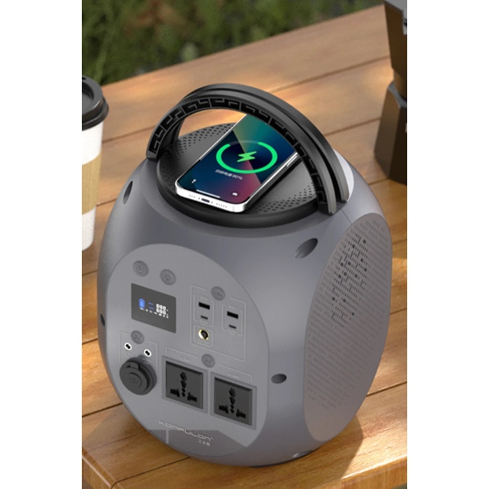 KYL06 CN08 Powerbank 600W 180.000 mAh Kamp Şarj 45W PD - Gri