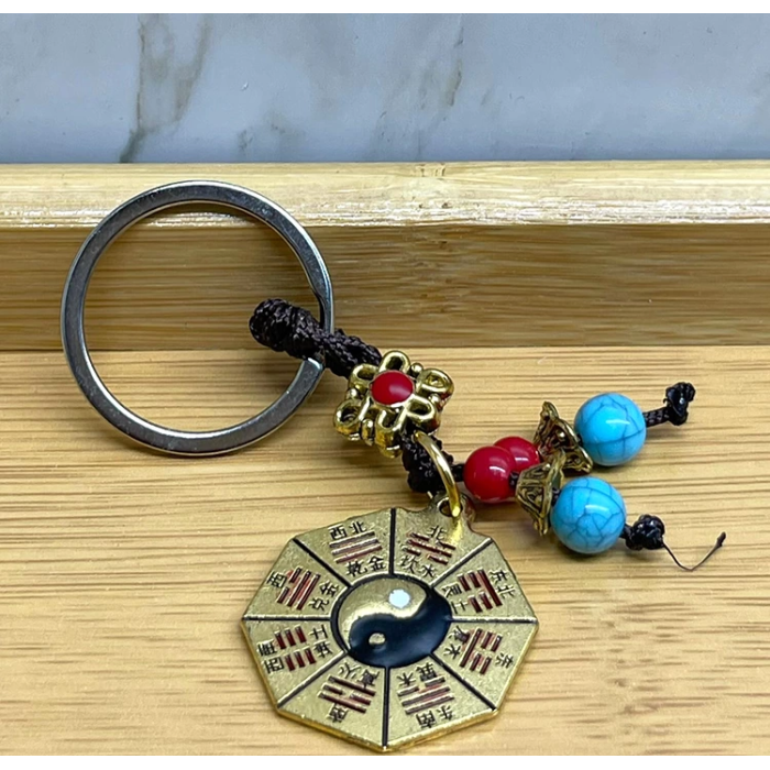 Metal Yin Yang Anahtarlık Alk4454