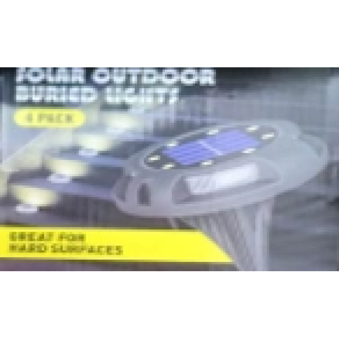 4lü Solar Panelli Kazıklı Zemin Solar Ledi 8+4 Led Gün Işığı