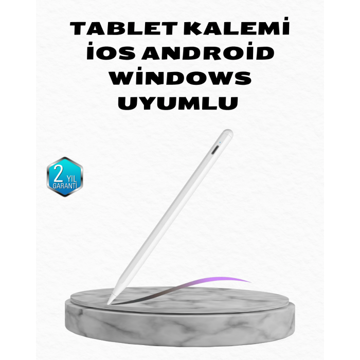 Manyetik Dokunmatik Kalem – Bluetooth Gerektirmeyen, Type-C Şarjlı, iPad ve Android Uyumlu Hassas Stylus
