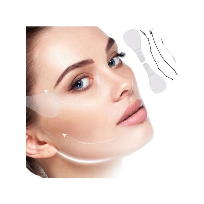 Yüz Kaş Göz Boyun Gerdirme Bantları Ve Lastikleri (40 Adet)