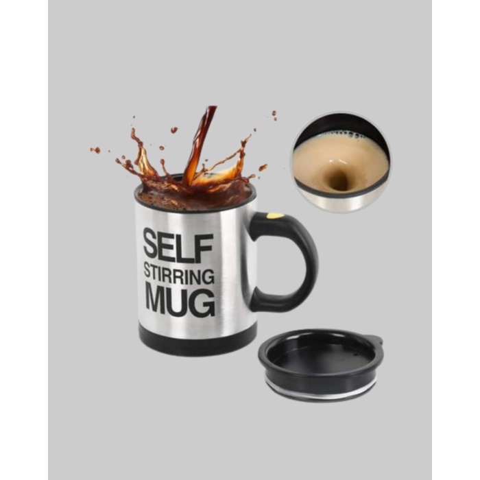 Paslanmaz Çelik Kendi Kendini Karıştıran Akıllı Kupa – Isı Yalıtımlı