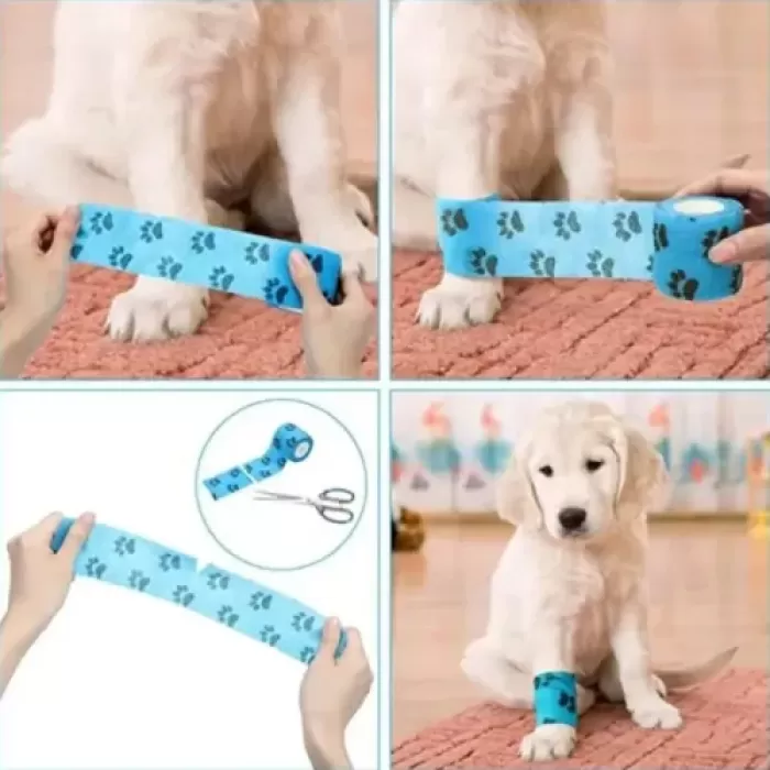 Pati Desenli Kendinden Yapışkanlı Bandajı