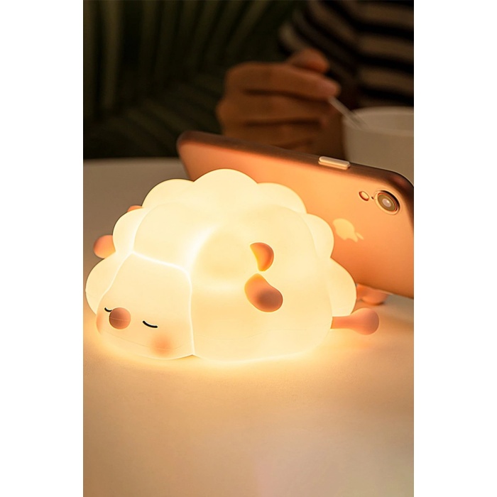 KYL06 K1156 Dekoratif Gece Lambası Kuzu