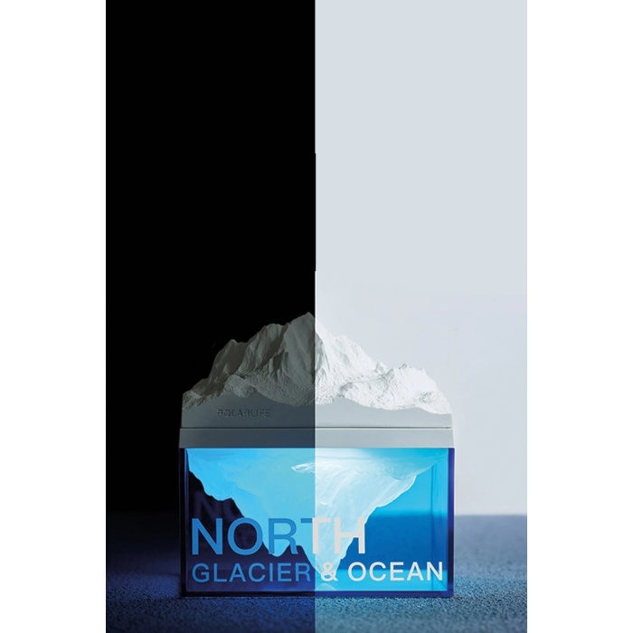 KYL06 Z4 Kuzey Okyanus Temalı Gece Lambası Özellikli BT Kablosuz Hoparlör - Mavi