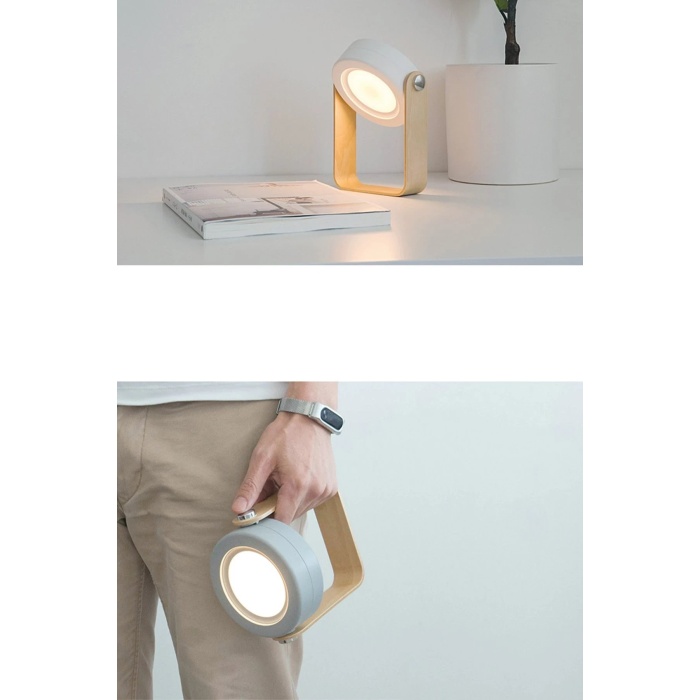 KYL06 JP-DLD Kamp Lambası Görünümlü Dekoratif Gece Lambası - Beyaz