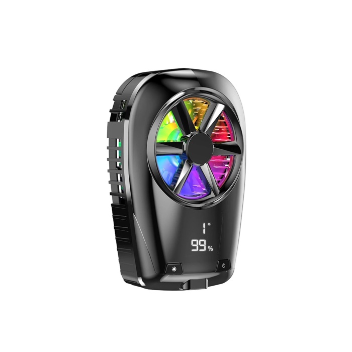 KYL06 X110 Radyatör Telefon Soğutucu Fan - Siyah