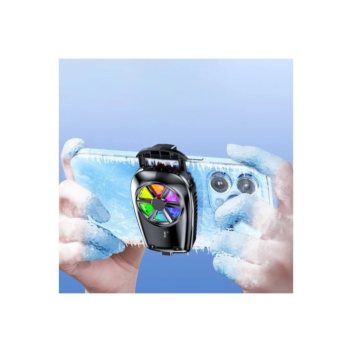 KYL06 X110 Radyatör Telefon Soğutucu Fan - Siyah