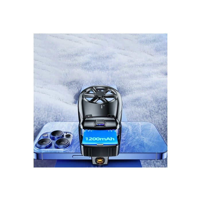 KYL06 X110 Radyatör Telefon Soğutucu Fan - Siyah