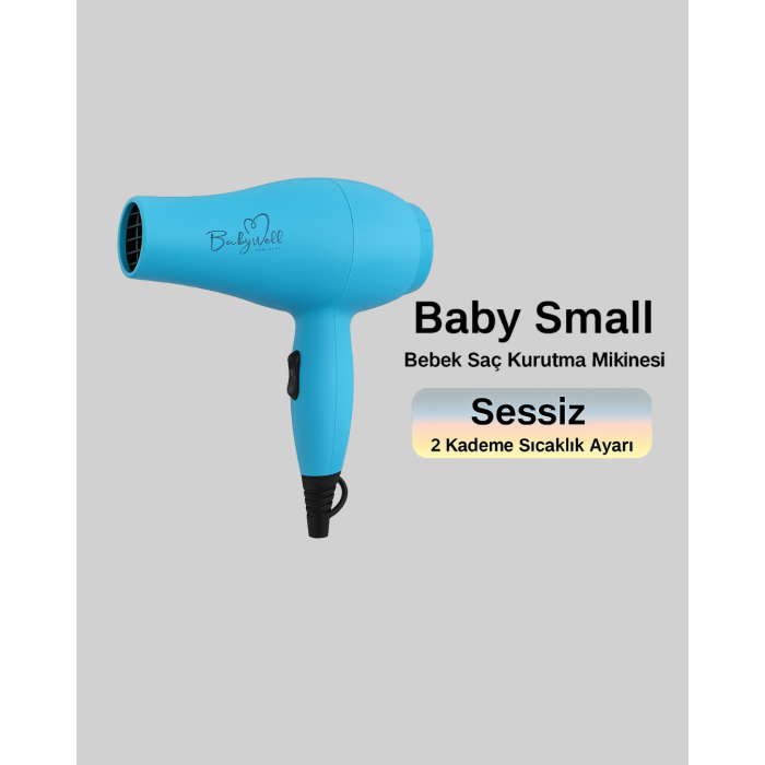 Çocuklara Özel Mini Fön Makinesi – 500/1000W Güç – Düşük Gürültü