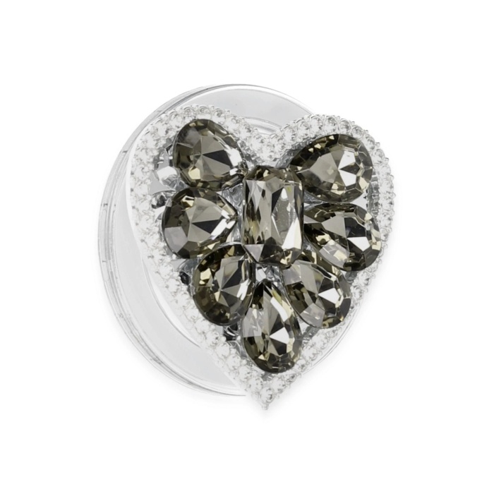 KYL06 Kickstand Taşlı Magsafe Stand - Siyah