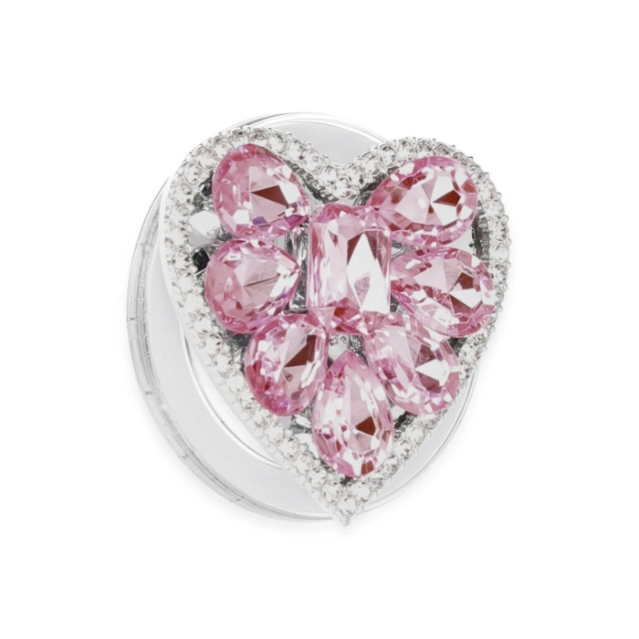 KYL06 Kickstand Taşlı Magsafe Stand - Pembe