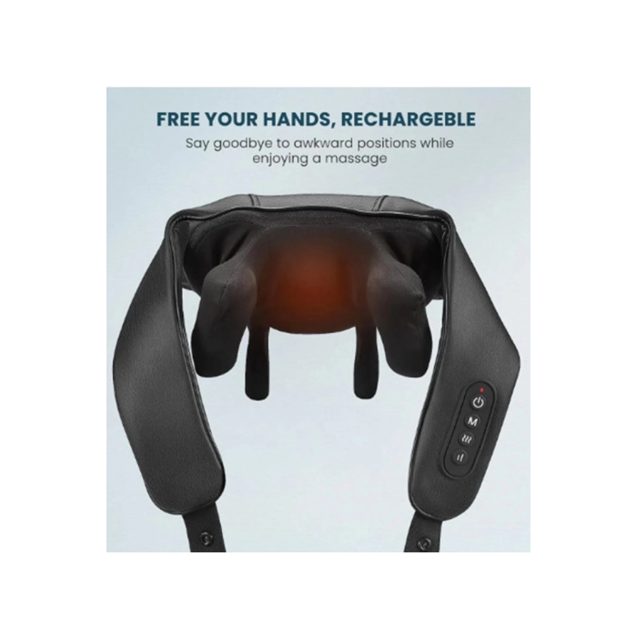 Şarjlı Ovmalı Isıtmalı Masaj Aleti Insan Eli Yoğurma Hissi Yeni Model