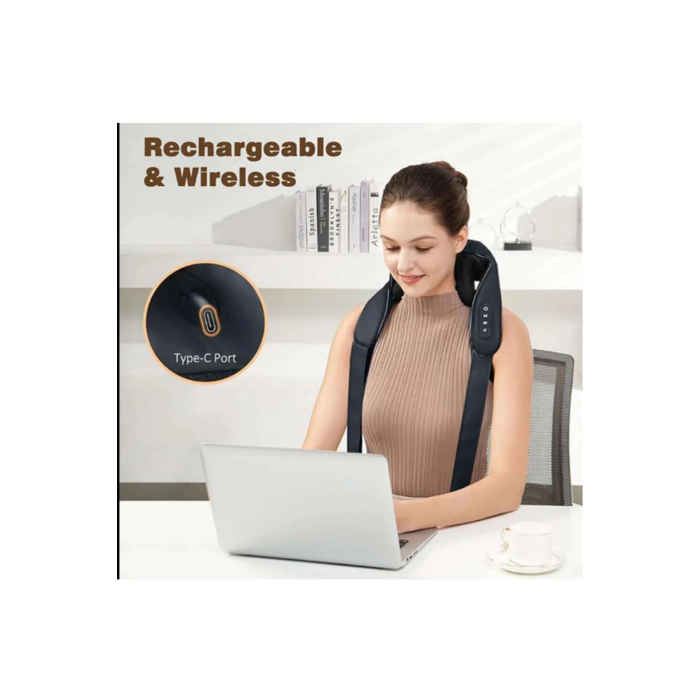 Şarjlı Ovmalı Isıtmalı Masaj Aleti Insan Eli Yoğurma Hissi Yeni Model