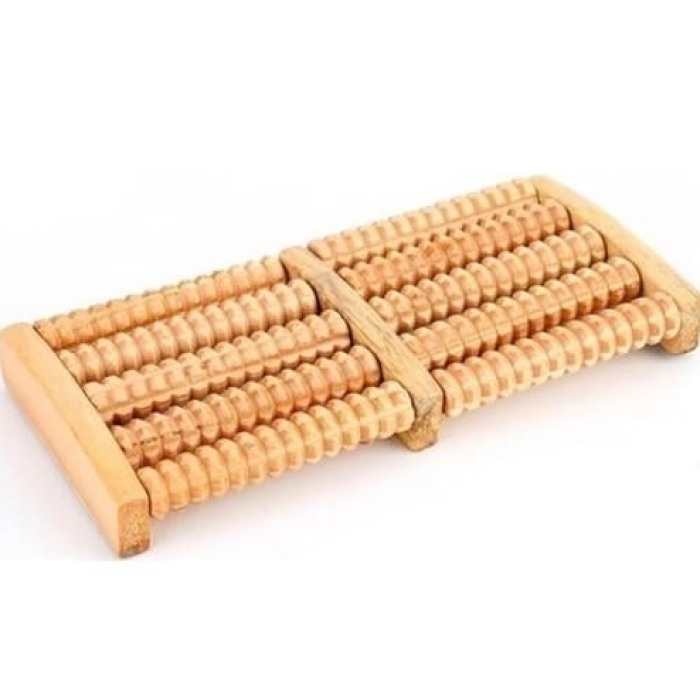 10 Silindirli Ahşap Ayak Masaj Aleti Mz-511