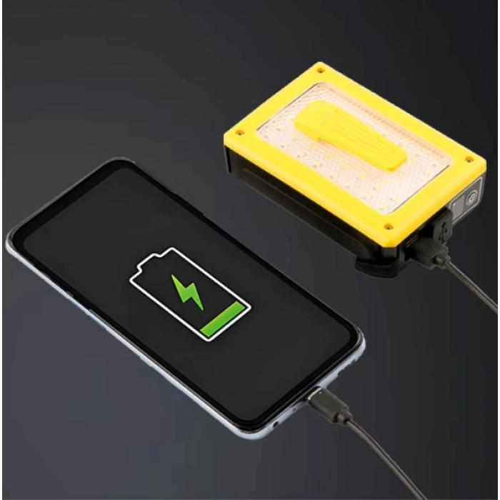 Pro F-3003 Alüminyum Pm10-tg Led Type-c Powerbank Ve Solar Şarjlı Kamp Kafa Feneri