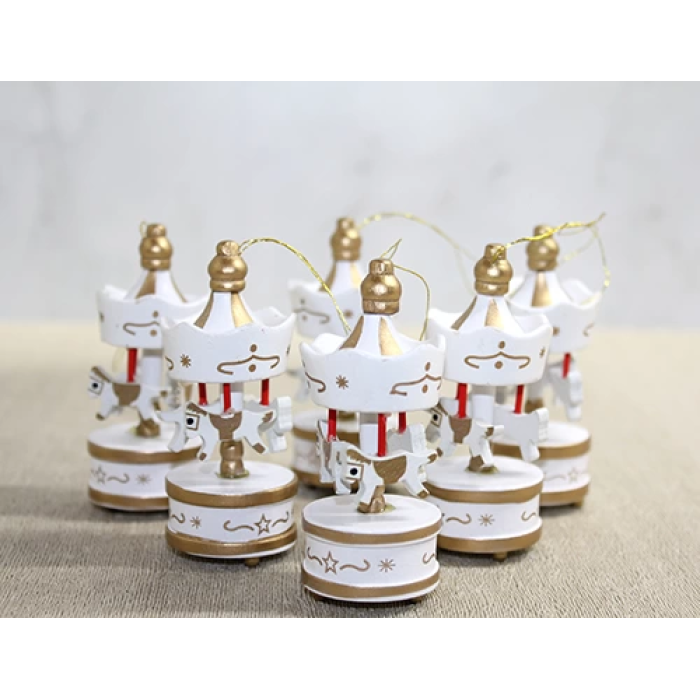 Ahşap 6lı Dekoratif Atlı Karınca Alk4393