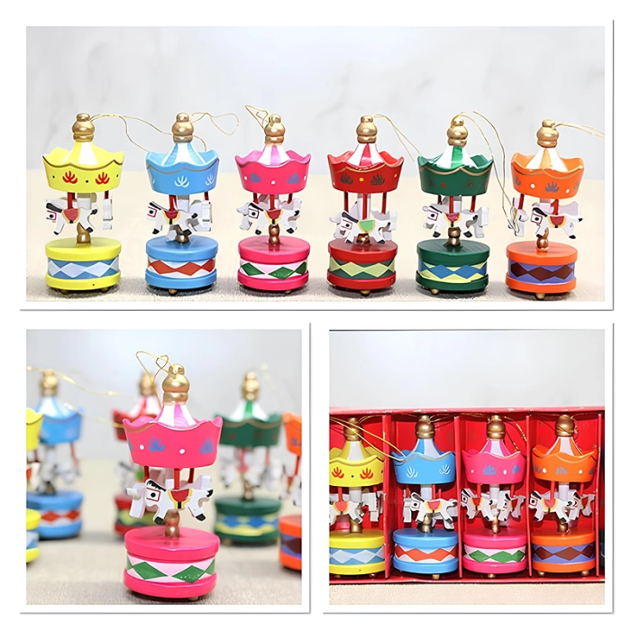 Ahşap 6lı Dekoratif Atlı Karınca Alk4394