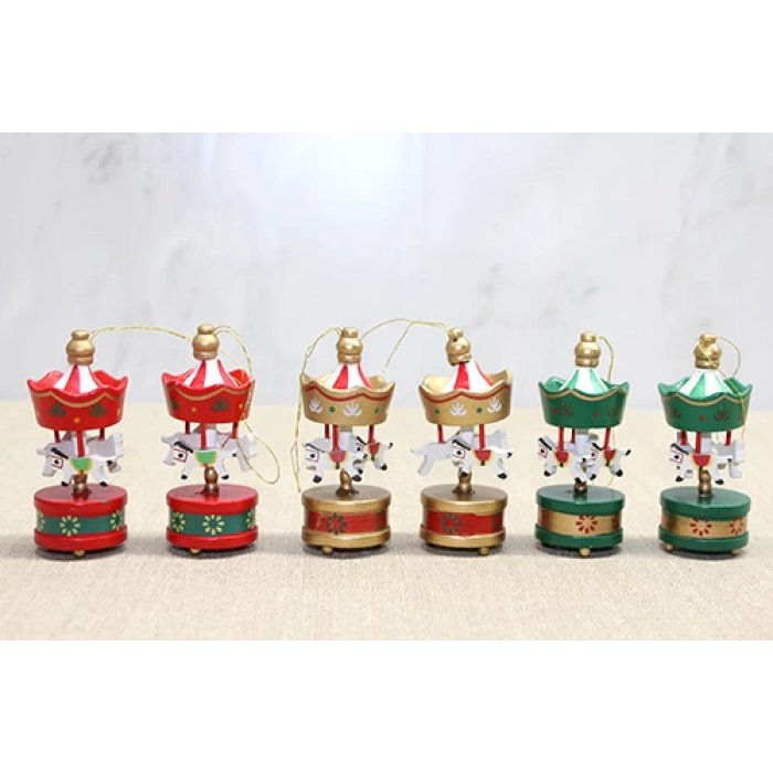 Ahşap 6lı Dekoratif Atlı Karınca Alk4395