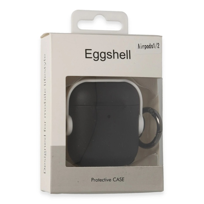 KYL06 Airpods 2 (2.nesil) Cool Kılıf - Siyah