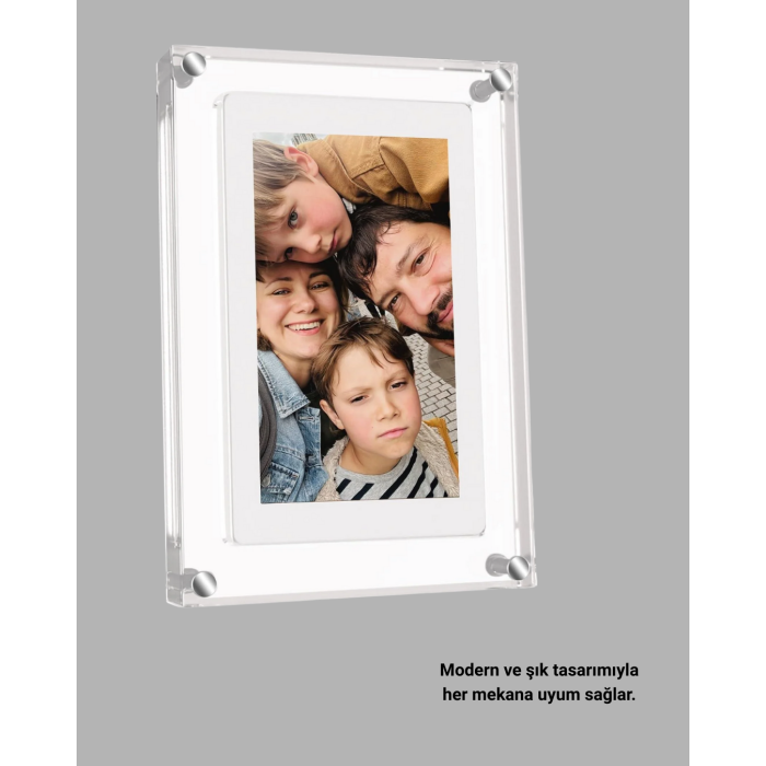 Fotoğraf, Video ve Müzik Destekli 7 İnç IPS Dijital Çerçeve – Çoklu Medya Deneyimi