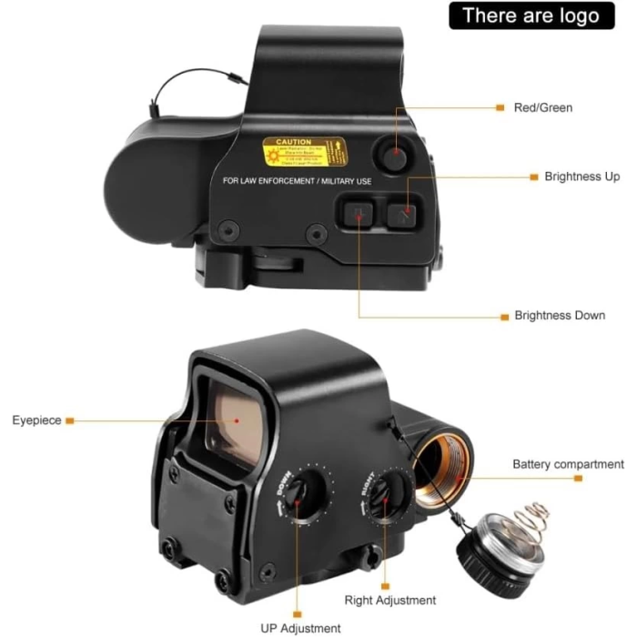 558 Metal Holografik Kırmızı/yeşil Nokta Nişangahı
