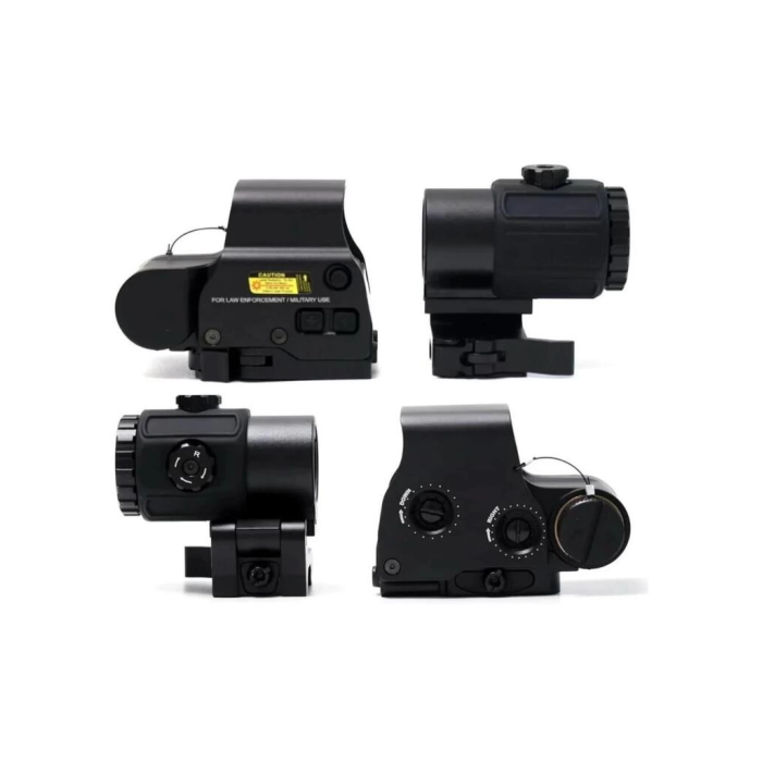 558g43 Xps2 Hedef İşaretleyici Red Dot  Holografik Nişangâh, 5x Büyütmeli Setsiyah