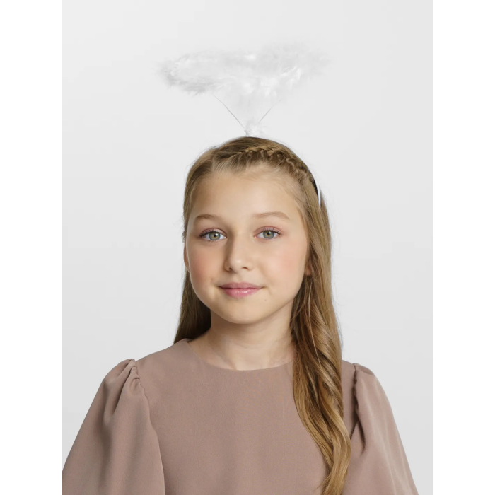 Beyaz Otrişli Tüylü Esnek Yapı Melek Haresi Melek Tacı