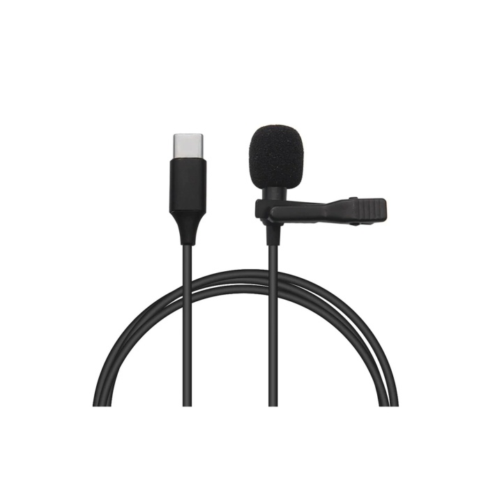 KYL06 Type-C 2 Metre Double Mikrofon - Siyah