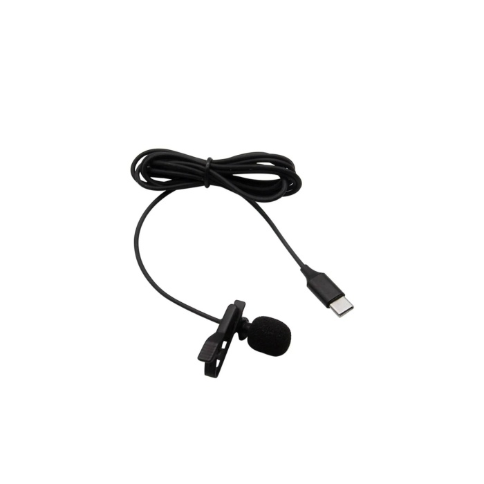 KYL06 Type-C 2 Metre Double Mikrofon - Siyah