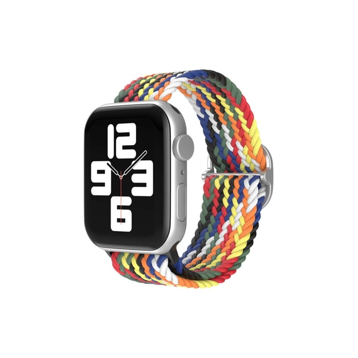 KYL06 Apple Watch 38mm Star Kordon - Gökkuşağı 1