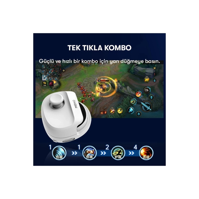 KYL06 Memo MB01 Oyun Tuşu - Beyaz