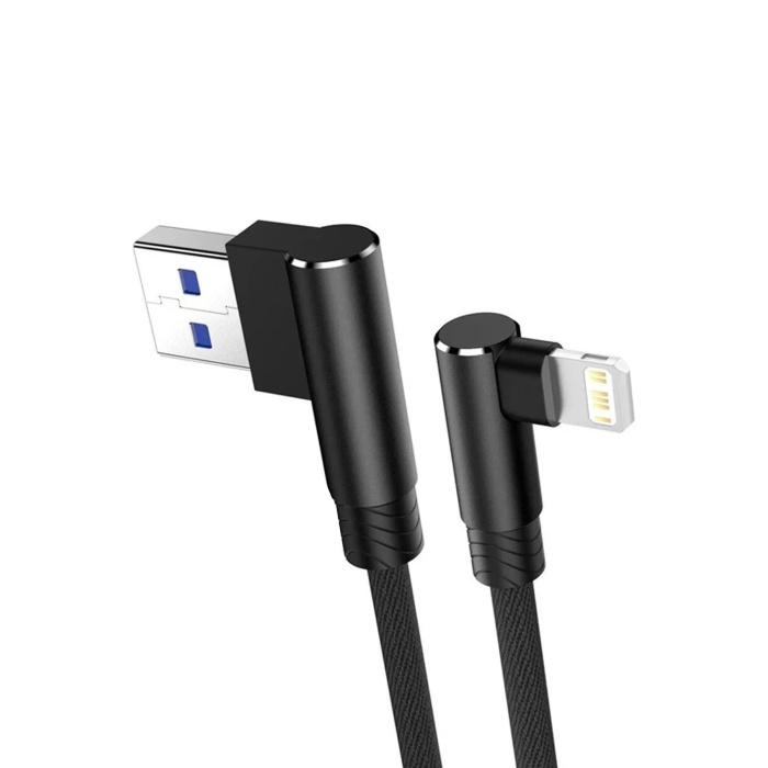 KYL06 USB to Lightning 3M 2.4A Kablo - Siyah