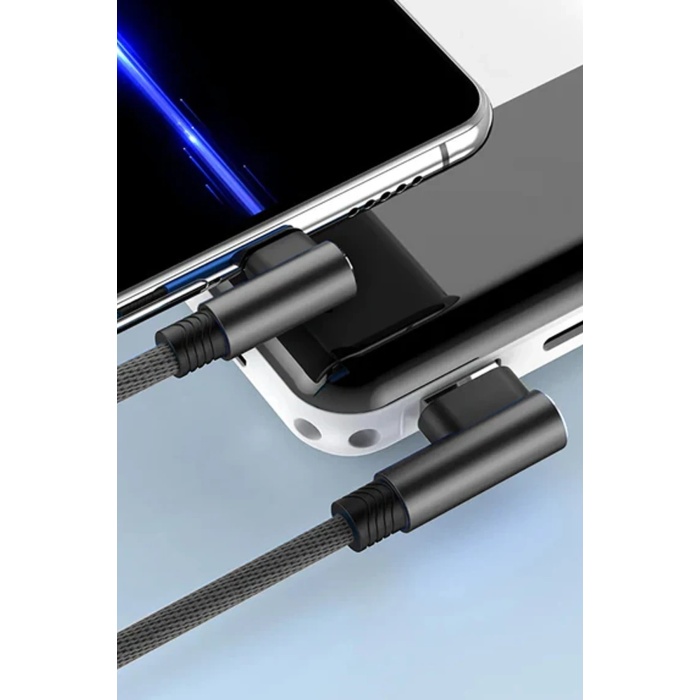 KYL06 USB to Lightning 3M 2.4A Kablo - Siyah