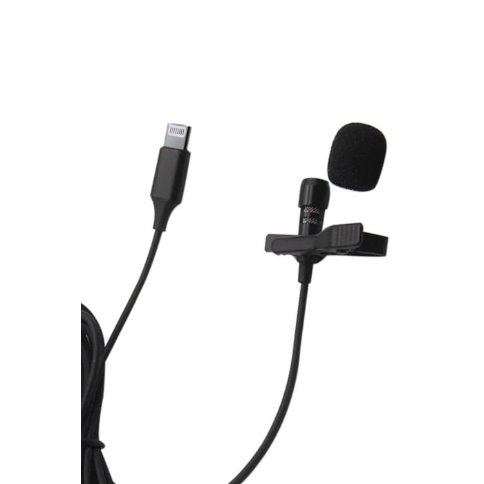 KYL06 Lightning 2 Metre Double Mikrofon - Siyah