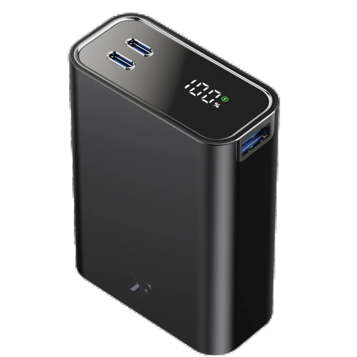 KYL06 PW501 20.000 mAh Dijital Göstergeli 2 Adet 45W Type-C ve 22.5W USB Çıkışlı Şarj PD Hızlı Şarj Magsafe Powerbank - Siyah