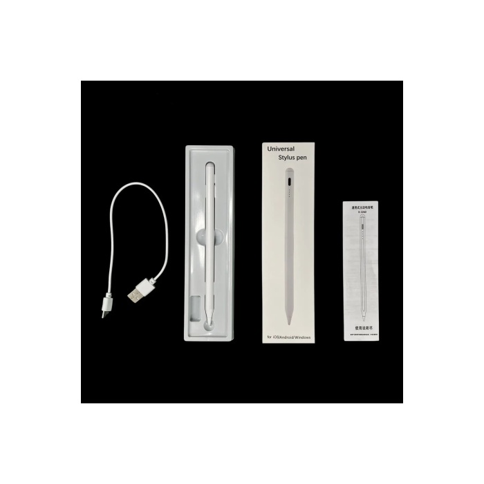 KYL06 K2260 IOS ve Android Uyumlu Universal Dokunmatik Stylus Kalem - Beyaz