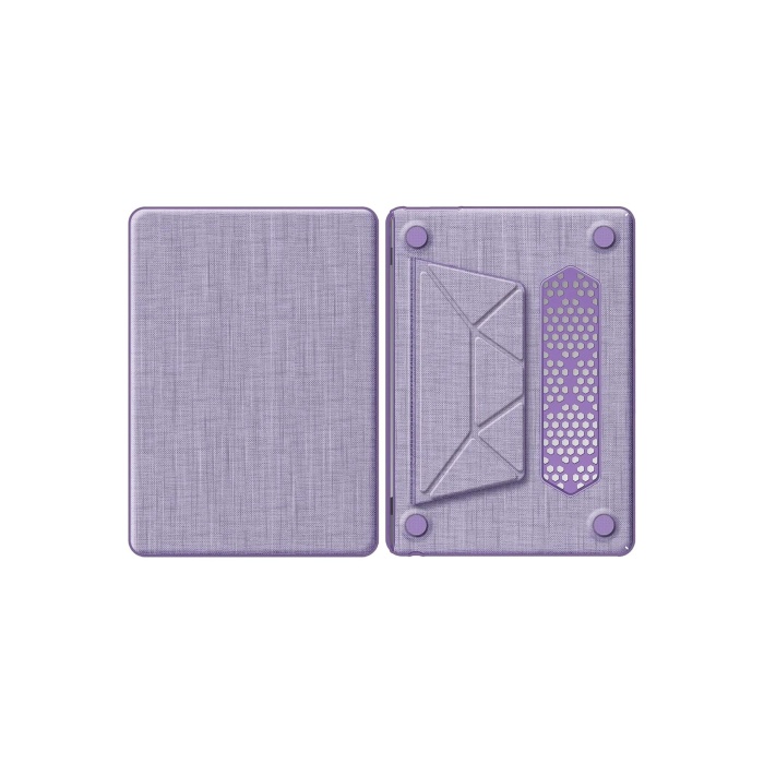 KYL06 Macbook Air 15 2023 Macbook Kumaş Kapak - Mor