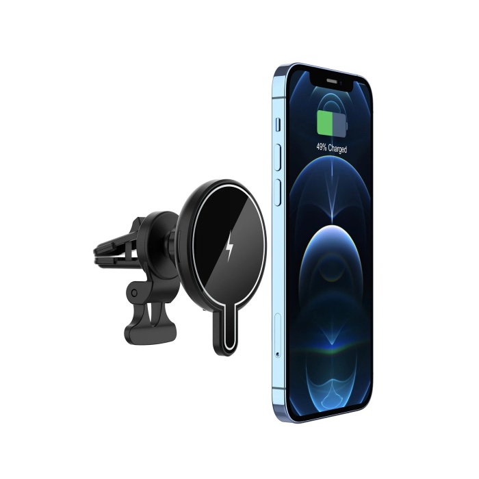KYL06 T9 15W Magsafe Araç Tutucu - Siyah