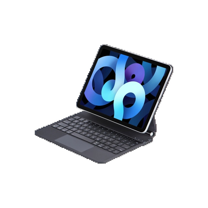 KYL06 iPad Pro 11 (2024) Kılıf X7P Magic Manyetik Klavyeli Tablet Kılıfı - Siyah